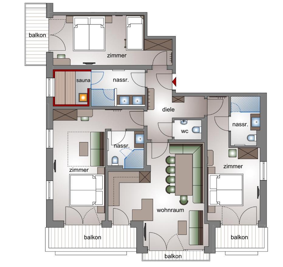 גרלוס Isskogel Suites מראה חיצוני תמונה